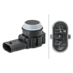 Capteur ultrasons Hella d'aide au stationnement PDC pour Bmw Série 3 F30 Berline et F31 Touring (02/2011-06/2019)