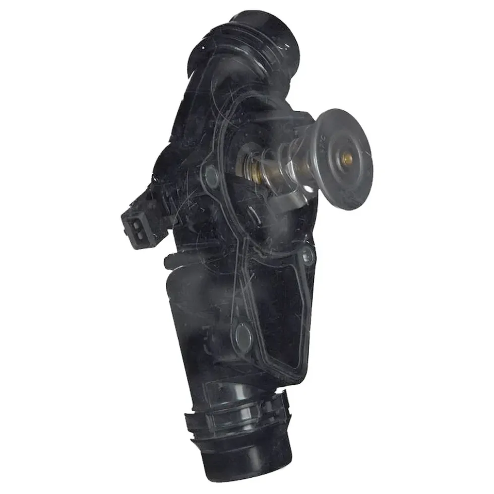 Carter avec calorstat 97°C FEBI pour BMW Série 3 E46 et Série 5 E39 6 cylindres essence (07/1997-08/2006) - moteurs M52 et M54