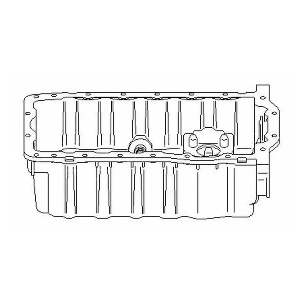 Carter d'huile avec trou de sonde pour Audi A3 (8P) 1.9 et 2.0 TDi