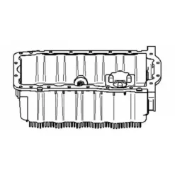Carter d'huile avec trou de sonde pour Audi A3 (8P) 1.6