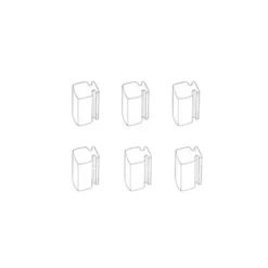 Charnières sur Pop out pour Karmann Ghia 56 ->74 - par 6