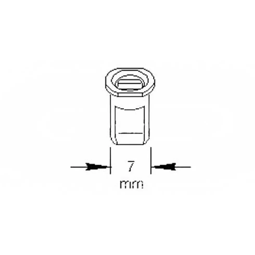 Clip de fixation TOPRAN sur sigle arrière pour VOLKSWAGEN Transporter T4 (1990-2003)
