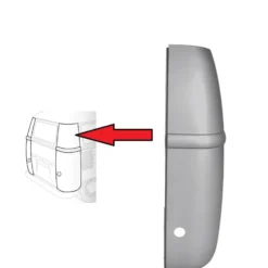 Coin arrière droit complet pour VW Combi Split 03/55 ->57