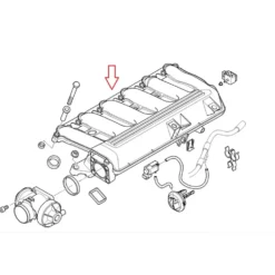 Collecteur d'admission d'air pour Bmw X5 E70 (01/2007-03/2010) - 3.0SD