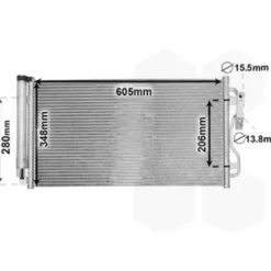 Condenseur de climatisation pour Bmw Série 1 F20 et F21 (07/2010-06/2019)