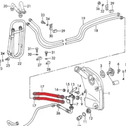 Conduite bâche à huile pour Porsche 911 S et Carrera 2.7 RS (1970-1973)