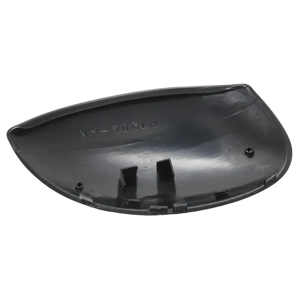 Coque supérieure de rétroviseur gauche en abs noir pour Peugeot 206 tous modèles (1998-2012