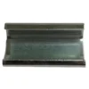 Coupelle de raccord de baguettes de tour de caisse supérieur en aluminium poli pour BMW Série 02 E10 (03/1966-11/1975)