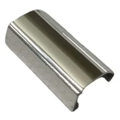 Coupelle de raccord de baguettes de tour de caisse supérieur en aluminium poli pour BMW Série 02 E10 (03/1966-11/1975)