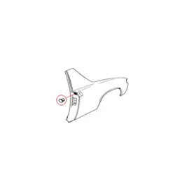 Couvercle de ventilation de porte pour Porsche 914