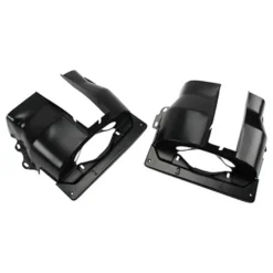 Couvre-cylindres noirs pour VOLKSWAGEN Combi Split Brazil (1957-1975) double admission - 2 pièces