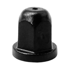 Écrou à chape M4 en plastique noir de fixation de baguettes latérales et moulure chromée de jupe arrière pour BMW Série 02 E10 ( 03/1966-07/1977)