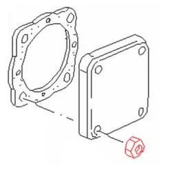 Écrou de pompe à huile avec joint pour VOLKSWAGEN Combi Split Brazil (1957-1975)