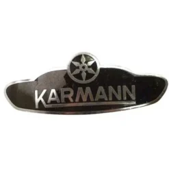 Écusson "KARMANN" en métal pour Cabriolet