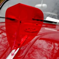 Déflecteur d'air de pare brise avant - Rouge