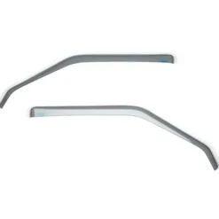 Déflecteurs d'air fumés CLIMAIR sur vitres avant pour VW Transporter T6 par 2