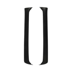 Déflecteurs de montants de pare-brise en plastique texturé noir pour VW Golf 1 Berline Cabriolet Caddy et Jetta 1 (02/1974-07/1993)