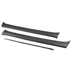 Déflecteurs de montants de pare-brise en plastique ABS granuleux noir pour VW Golf 1 GTI 1.6L et 1.8L (01/1982-12/1983)