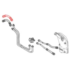 Durite courte de radiateur d'huile pour Porsche 911 et 930 (1980-1989)