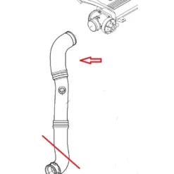 Durite d'aire supérieur de vanne EGR pour Bmw Série 3 E46 (06/2001-08/2006)