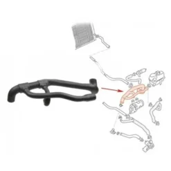 Durite d'eau entre moteur vase et radiateur pour VW Transporter T3 D / TD de 1985 à 1992