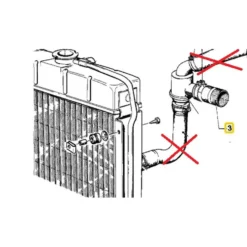 Durite d'eau pour Bmw Série 5 E12 (02/1972-06/1981)