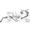 Durite d'eau supérieure entre radiateur et culasse pour BMW Série 5 E60 E60LCI E61 et E61 LCI 520d - moteur M47D20TU2