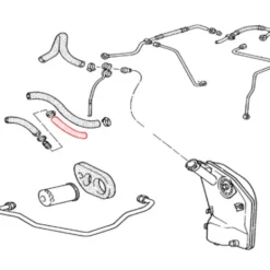 Durite de bâche à huile pour Porsche 911 (1980-1983)