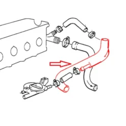 Durite de régulateur de ralenti et d'eau pour BMW E30 M40