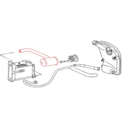 Durite d'huile entre radiateur et réservoir pour Porsche 911 (1973-1989)