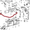 Durite rigide d'huile du carter moteur vers réservoir pour Porsche 911 type G (1978-1989)
