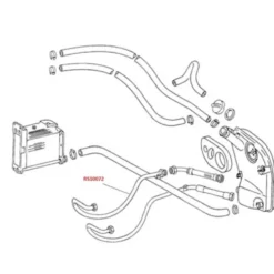 Durite rigide d'huile pour Porsche 911 (1974-1976)