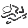 Durites d'eau SAMCO noires pour VW Golf 1 GTi Berline 1800 (DX, 8 pièces