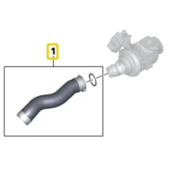 Durite Turbo suralimentation ThermoTec pour Bmw Série 3 F30 Berline et F31 Touring (03/2011-03/2016)