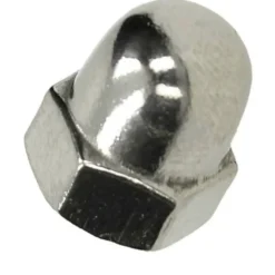 Ecrou Chromé borgne à dôme diamètre 6 mm