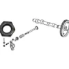 Ecrou pour marteau de culbuteur diamètre 9 mm