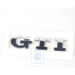 Emblème adhésif GTI chromé de coffre pour VW Golf 4 GTI série spéciale 25e anniversaire (2002)