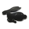 Emblème adhésif Rabbit (lapin) noir brillant pour Volkswagen