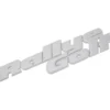 Emblème adhésif RALLYE GOLF en apprêt pour face arrière de VW Golf 2 G60 RALLYE (05/1989-01/1991)