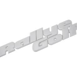 Emblème adhésif RALLYE GOLF en apprêt pour face arrière de VW Golf 2 G60 RALLYE (05/1989-01/1991)