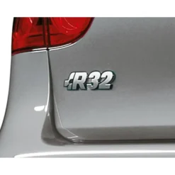 Emblème adhésif R32 chromé de coffre pour VW Golf 5 R32 (08/2005-06/2008)