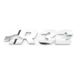 Emblème adhésif R32 chromé de coffre pour VW Golf 5 R32 (08/2005-06/2008)