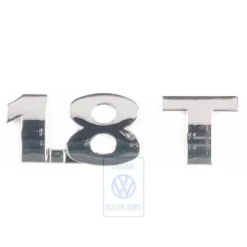 Emblème adhésif 1.8T chromé pour VW Golf 4 et Passat 5