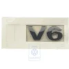 Emblème adhésif V6 chromé de cache moteur pour VW Golf 5 R32 (08/2005-06/2008)