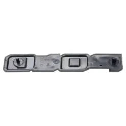 Emblème arrière POLO chromé sur fond noir pour VW Polo 2 86C hatchback trois portes avec hayon arrière vertical (10/1981-09/1990) - sans niveau de finition