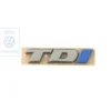 Emblème arrière TDI chromé et bleu pour VW Transporter T4