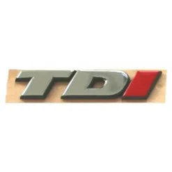 Emblème arrière TDi chromé et rouge pour VOLKSWAGEN Transporter T4 (1990-2003)
