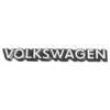 Emblème arrière VOLKSWAGEN blanc sur fond noir pour VW Golf 2 Jetta 2 et Polo 2 86C (10/1981-09/1990)