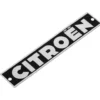 Emblème Citroën sur pare-chocs arrière pour 2CV - gris