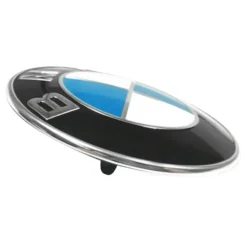 Emblème de capot avant design plat avec logo BMW diamètre 82mm pour BMW Série 02 E10 - pièce originale BMW